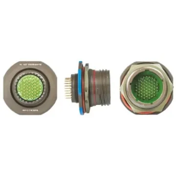 Souriau Sunbank by Eaton, 8D, Copper Alloy 55 Way Panel Mount MIL Spec Circular Connector Receptacle, Pin - 8D7C17W35PN product image