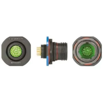 Souriau Sunbank by Eaton, 8D, Copper Alloy 22 Way Panel Mount MIL Spec Circular Connector Receptacle, Pin - 8D7C13Z35PN product image