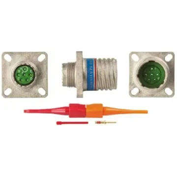 Souriau Sunbank by Eaton, EN3645, Copper Alloy 6 Way Panel Mount MIL Spec Circular Connector Receptacle, Pin - EN3645M0BN98MN product image