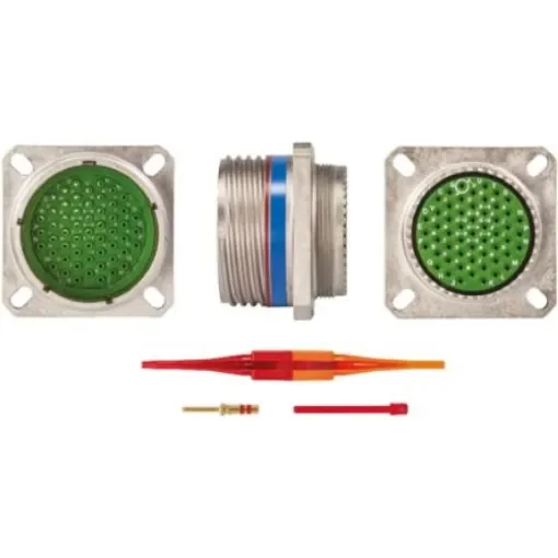 Souriau Sunbank by Eaton, EN3645, Copper Alloy 55 Way Panel Mount MIL Spec Circular Connector Receptacle, Pin - EN3645M0HN55MN product image