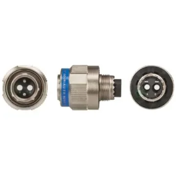 Souriau Sunbank by Eaton, 8D, Fibre Optic 2 Way Cable Mount MIL Spec Circular Connector Plug, Pin Contacts,Shell Size - 8D5E11F02AN product image