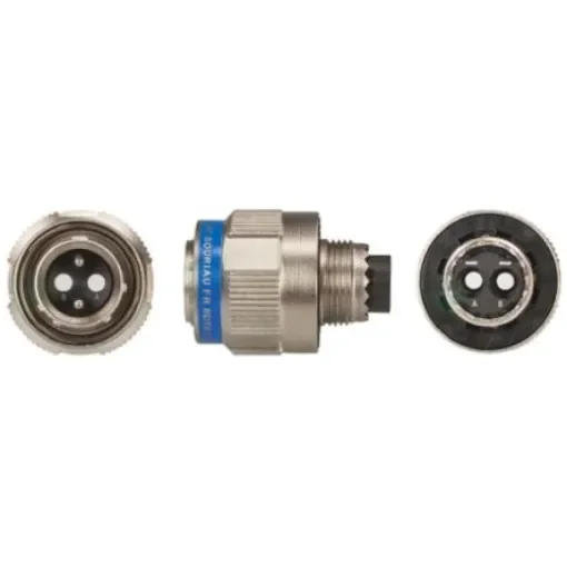 Souriau Sunbank by Eaton, 8D, Fibre Optic 2 Way Cable Mount MIL Spec Circular Connector Plug, Pin Contacts,Shell Size - 8D5E11F02AN product image