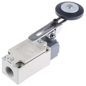Omron D4B-N Series Roller Lever Interlock Switch, NO/NC, IP67, DPST, Die Cast Aluminium Housing - D4B-4113N product image