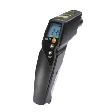 Testo 830-T2 Infrared Thermometer, -30°C Min, +400°C Max, ±1.5 °C Accuracy, °C Measurements - 0560 8312 product image