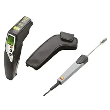 Testo 830-T4-Set Infrared Thermometer Bundle, -30°C Min, +400°C Max, ±1 °C Accuracy, °C Measurements - 0563 8314 product image