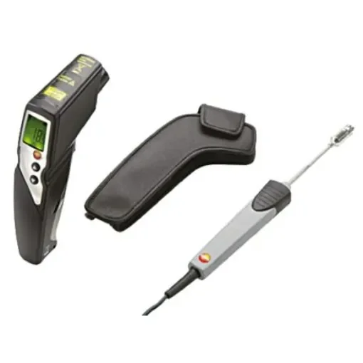 Testo 830-T4-Set Infrared Thermometer Bundle, -30°C Min, +400°C Max, ±1 °C Accuracy, °C Measurements - 0563 8314 product image