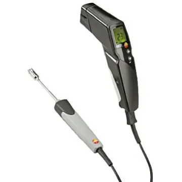 Testo 830-T2-Set Infrared Thermometer, -30°C Min, +400°C Max, ±1.5 °C Accuracy, °C Measurements - 0563 8312 product image