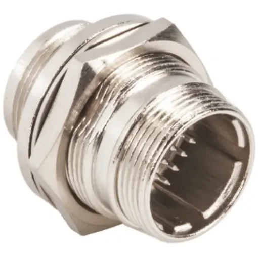 Hirose Circular Connector, 20 Contacts, Panel Mount, Miniature Connector, Socket, Female, IP67, IP68, HR22 Series - HR22-12WTRA-20P(73) product image