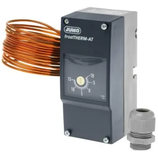 Jumo Capillary Thermostat, +15°C Max, SPST, Wall Mount - 604100/20-5-140-3000-0-40/000 product image