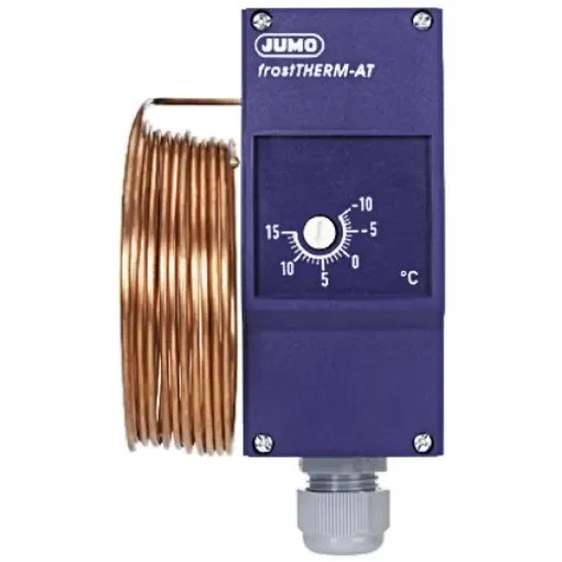 Jumo Capillary Thermostat, +15°C Max, SPST, Wall Mount - 604100/20-5-140-6000-0-40/404, product image