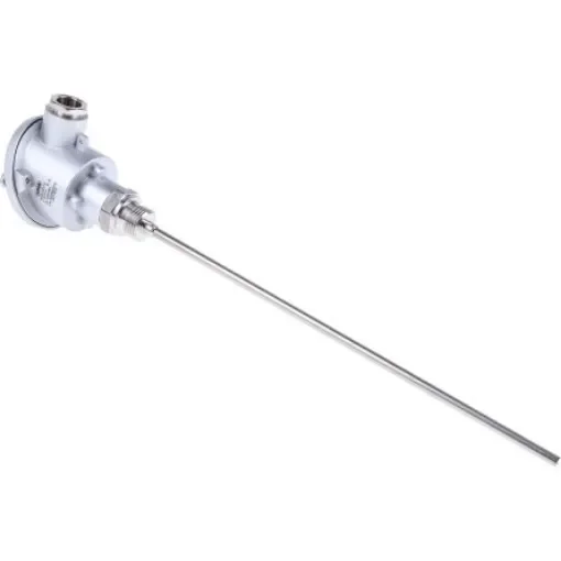 Jumo PT100 Temperature Sensor, 6mm Dia, 300mm Long, +200°C Max - 902023/10-380-1003-1-6-300-104/000 product image