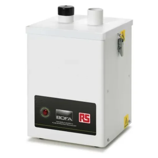 RS PRO V250, 230V ac Solder Fume Extractor, HEPA H13, 135W, Type C - EuroPlug to Type G - British 3-pin - 7645720 product image