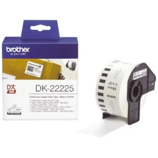 Brother White Label Roll, 38mm Width, 1 Roll Qty - DK22225 product image