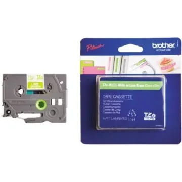 Brother White on Green Label Printer Tape, 5 m Length, 12 mm Width - TZE-MQG35 product image
