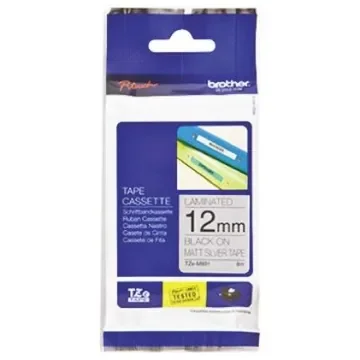 Brother Black on Silver Label Printer Tape, 8 m Length, 12 mm Width - TZE-M931 product image