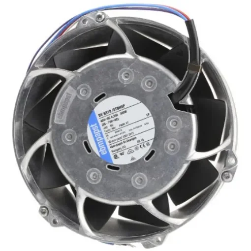 ebm-papst DV 6300 TD - S-Force Series Axial Fan, 48 V dc, DC Operation, 1050m³/h, 300W, 172 x 51mm - DV6318/2TDH4P product image