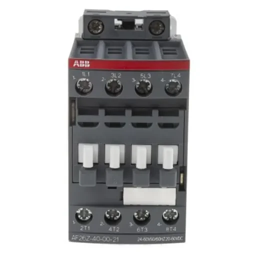 ABB AF26Z-40-00-21 AF Contactor, 24 V ac/dc Coil, 4-Pole, 45 A, 11 kW, 4NO, 690 V ac - 1SBL236201R2100  AF26Z-40-00-21 product image