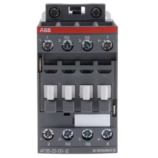 ABB AF26-22-00-12 AF Contactor, 110 V ac/dc Coil, 4-Pole, 45 A, 11 kW, 2NO + 2NC, 690 V ac - 1SBL237501R1200  AF26-22-00-12 product image