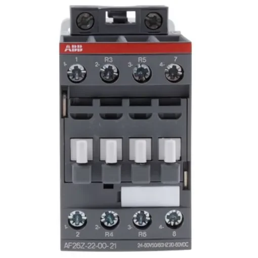 ABB AF26Z-22-00-21 AF Contactor, 24 V ac/dc Coil, 4-Pole, 45 A, 11 kW, 2NO + 2NC, 690 V ac - 1SBL236501R2100  AF26Z-22-00-21 product image
