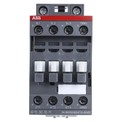 ABB AF12-30-10-11 AF Contactor, 24 V ac/dc Coil, 3-Pole, 28 A, 5.5 kW, 3NO, 690 V ac - 1SBL157001R1110  AF12-30-10-11 product image