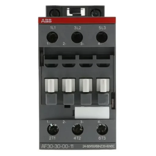 ABB AF30-30-00-11 AF Contactor, 24 V ac/dc Coil, 3-Pole, 50 A, 15 kW, 3NO, 690 V ac - 1SBL277001R1100  AF30-30-00-11 product image