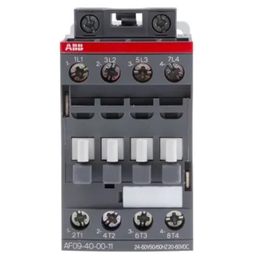 ABB AF09-40-00-11 AF Contactor, 24 V ac/dc Coil, 4-Pole, 25 A, 4 kW, 4NO, 690 V ac - 1SBL137201R1100  AF09-40-00-11 product image