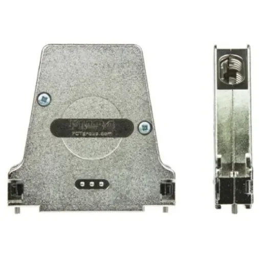FCT from Molex FMR Series Die Cast Zinc Angled D Sub Backshell, 37 Way, Strain Relief - FMR4 / 1731110186 product image