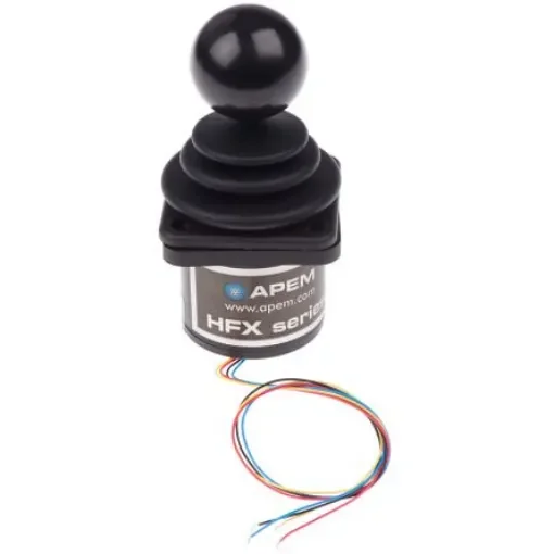 CH Products 2-Axis Hall Effect Joystick Lever, Hall Effect, IP65, IP68 5V dc - HFX-10S12-034 product image