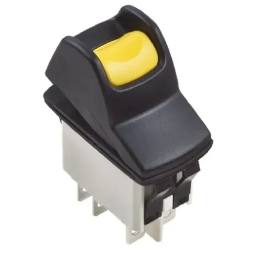 Apem DPST, On-On Rocker Switch Panel Mount - KL462AKXA125 product image