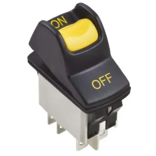 Apem DPST, On-On Rocker Switch Panel Mount - KL462AKXA125N01025 product image