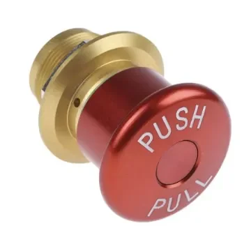 Apem ES2S Series Pull Release Emergency Stop Push Button, Panel Mount, 34mm Cutout, SPDT, IP65 - ES2S41653001 product image
