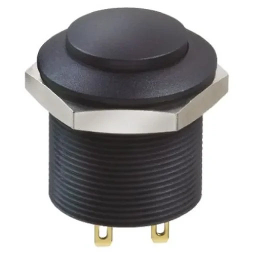 Apem Illuminated Push Button Switch, Panel Mount, 24.2mm Cutout, DPDT, 12V dc - FPAR3B1422XOX product image