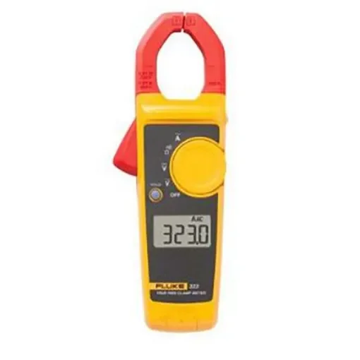Fluke 323 Clamp Meter, Max Current 400A ac CAT III 600V - FLUKE 323 product image