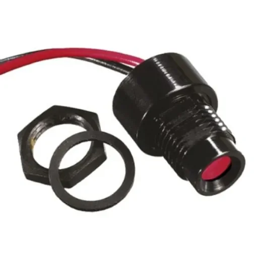 APEM Red Panel Mount Indicator, 12V dc, 8mm Mounting Hole Size - QRM85BXXR12E product image