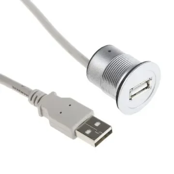 HARTING USB 2.0, Male USB A to Female USB A, 500mm - 09454521920 product image