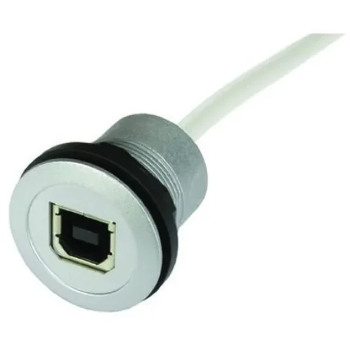 HARTING USB 2.0, Male USB B to Female USB B, 1.5m - 09454521912 product image