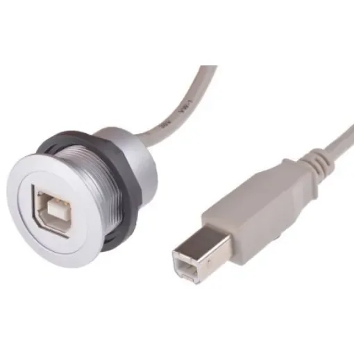 HARTING USB 2.0, Male USB B to Female USB B, 3m - 09454521914 product image