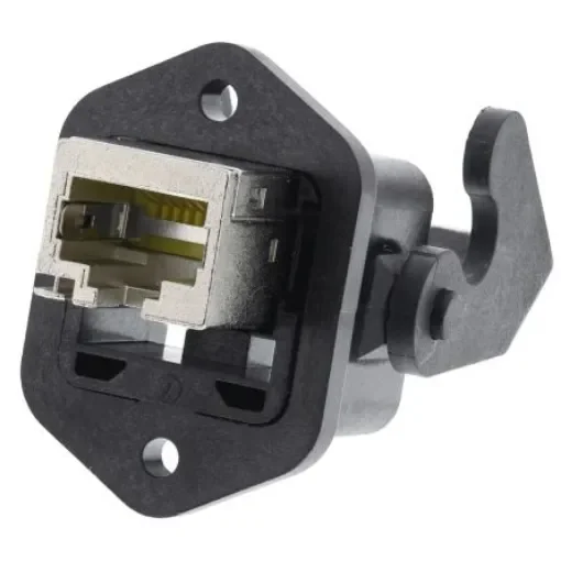 HARTING Han 3A RJ45 Series Female RJ45 Connector, Panel Mount, Cat6 Straight 8P -Way - 09452251560 product image