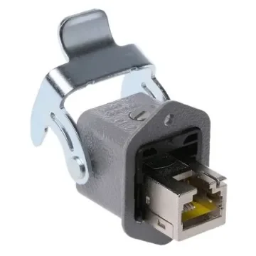 Harting Han 3A RJ45 Series Female RJ45 Connector, Panel Mount, Cat6 Straight 8P -Way - 09452151560 product image