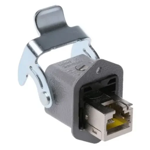 Harting Han 3A RJ45 Series Female RJ45 Connector, Panel Mount, Cat6 Straight 8P -Way - 09452151560 product image