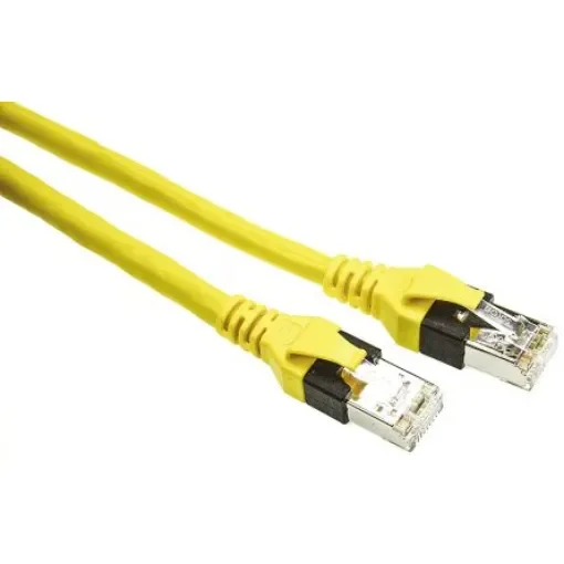 HARTING, 3m Cat6, Yellow RJ45 to Male RJ45 Male, SF/UTP Shielded, Terminated PUR Sheath - 09474747113 product image