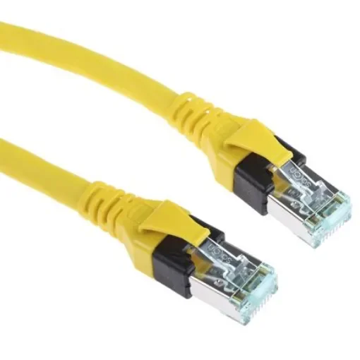 HARTING, 5m Cat6, Yellow RJ45 to Male RJ45 Male, SF/UTP Shielded, Terminated PUR Sheath - 09474747115 product image