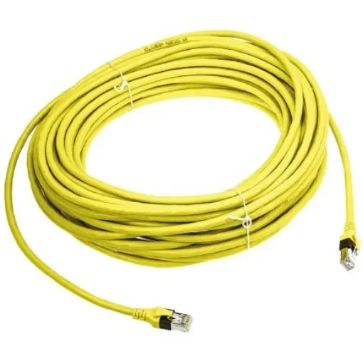 HARTING, 20m Cat6, Yellow RJ45 to Male RJ45 Male, SF/UTP Shielded, Terminated PUR Sheath - 09474747123 product image