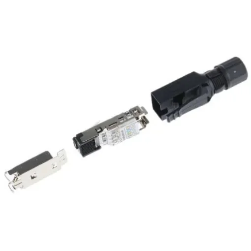 Harting RJ Industrial Series Male RJ45 Connector, Cable Mount, Cat5 Straight 4P4C -Way - 09451511120 product image