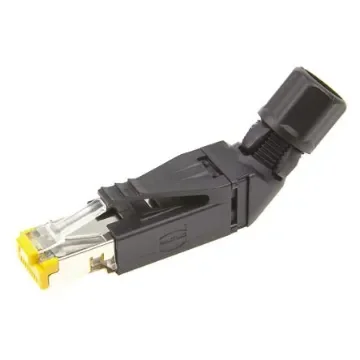 HARTING RJ Industrial Series Male RJ45 Connector, Cable Mount, Cat6 Angled 8P8C -Way - 09451511561 product image