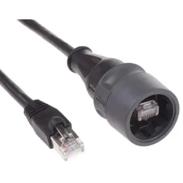 Bulgin Buccaneer Series Male RJ45 Connector, Cable Mount, Cat5e, S-FTP Shield Straight 8P8C -Way - PXP6037/2M00 product image