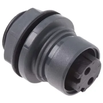 Bulgin Circular Connector, 2 Contacts, Front Mount, Socket, Female, IP66, IP68, IP69K, Buccaneer 6000 Series - PXP6012/02S/ST product image