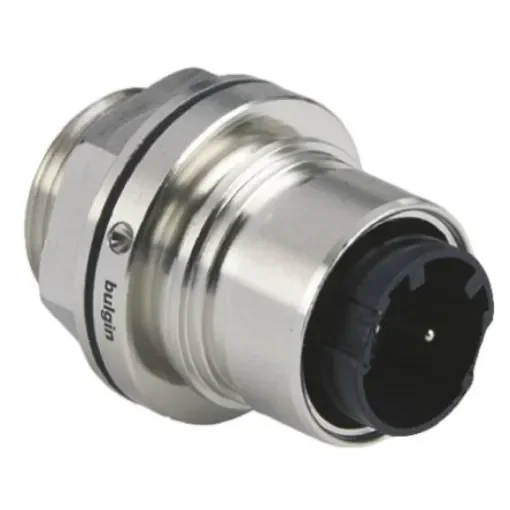 Bulgin Circular Connector, 2 Contacts, Front Mount, Plug, Male, IP66, IP68, IP69K, Buccaneer 6000 Series - PXM6012/02P/ST product image