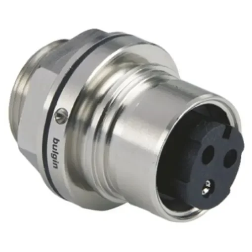 Bulgin Circular Connector, 3 Contacts, Front Mount, Socket, Female, IP66, IP68, IP69K, Buccaneer 6000 Series - PXM6012/03S/ST product image