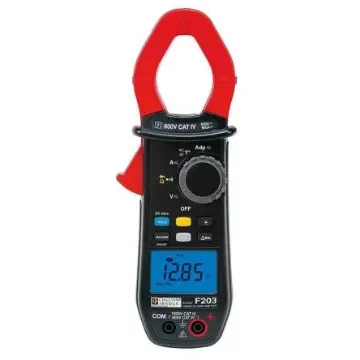 Chauvin Arnoux F203 Clamp Meter, 900A dc, Max Current 600A ac CAT III 1000V - P01120923 product image